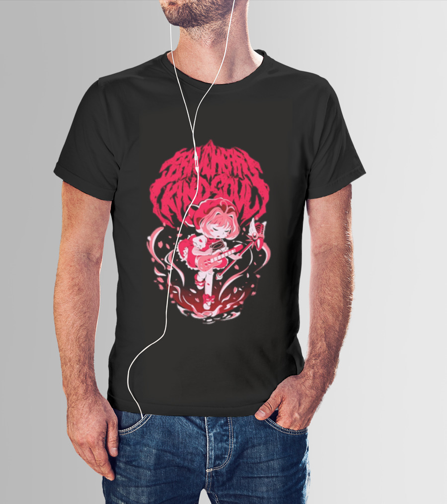 Sakura Kinomoto Braveheart Kind Soul Anime Magic Wand Girl T-Shirt