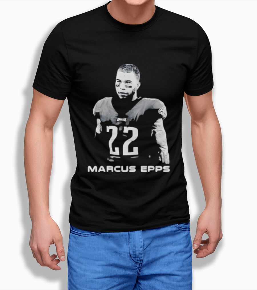 Marcus Epps 22 Philadelphia Eagles NFL Football Player T-Shirt