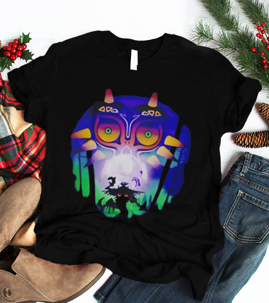 Majora's Mask Legend Of Zelda Skull Kid And Moon T-Shirt