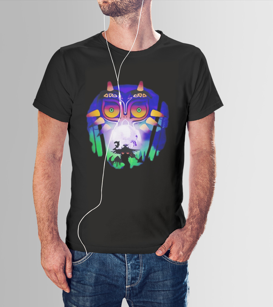 Majora's Mask Legend Of Zelda Skull Kid And Moon T-Shirt