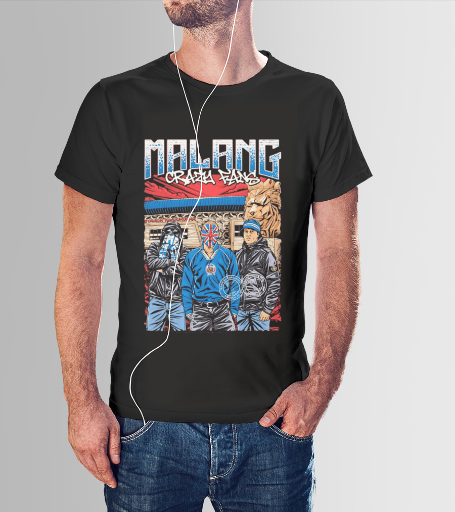Malang Crazy Fans Stadion Kanjuruhan Arema Football Club T-Shirt