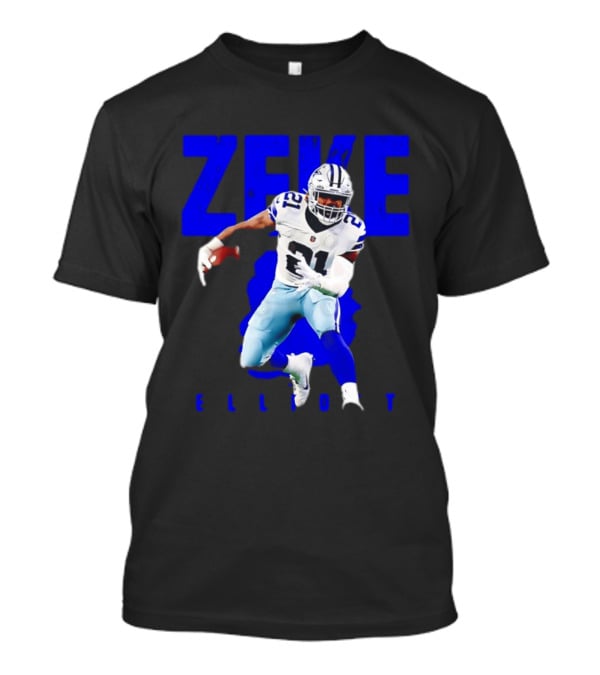 Dallas Cowboys Ezekiel Elliott Running Zeke 21 T-Shirt