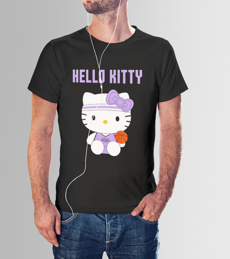 Hello Kitty Basketball Player Golden State Valkyries Collaboration T-Shirt
