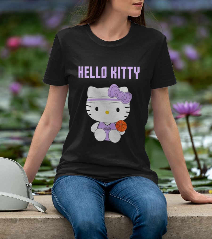 Hello Kitty Basketball Player Golden State Valkyries Collaboration T-Shirt