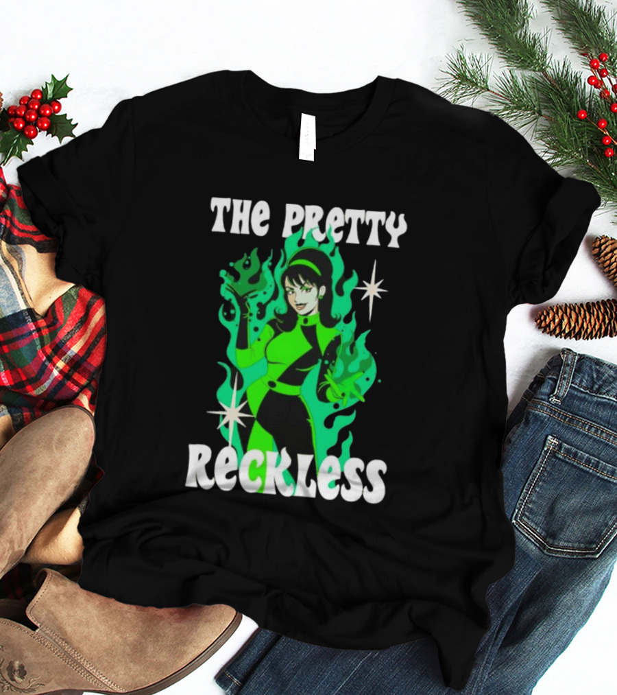 The Pretty Reckless Green Flame Witch Taylor Momsen T-Shirt