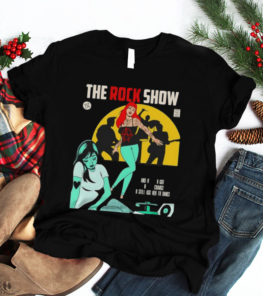 The Rock Show Comic Dance Chance Anarchy Girl Silhouette Scene T-Shirt