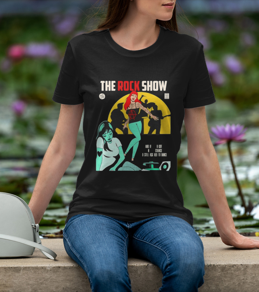 The Rock Show Comic Dance Chance Anarchy Girl Silhouette Scene T-Shirt