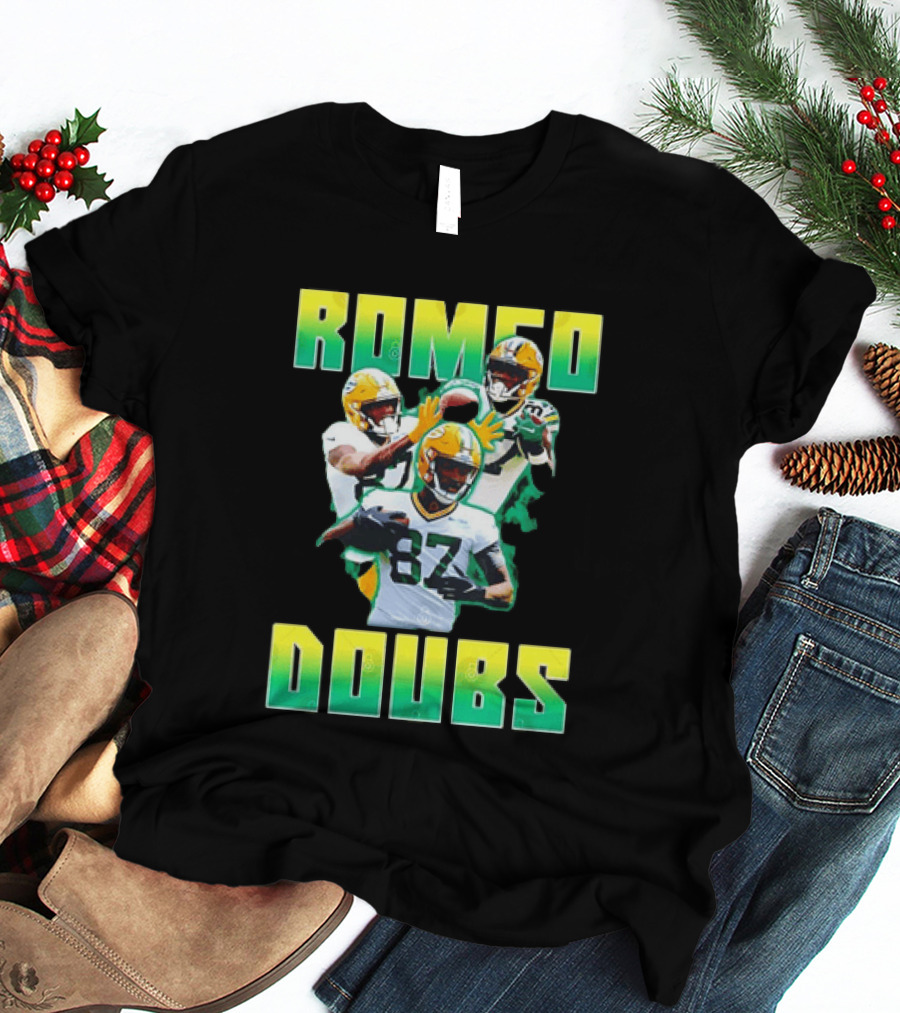 Green Bay Packers Football Romeo Doubs 87 Packers T-Shirt