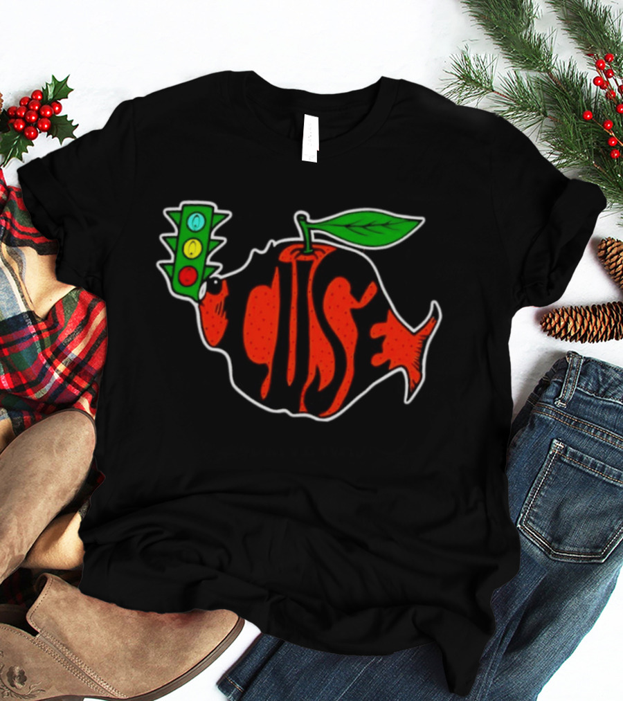 Phish Orange Fruit Shaped Fish Traffic Light Concert T-Shirt