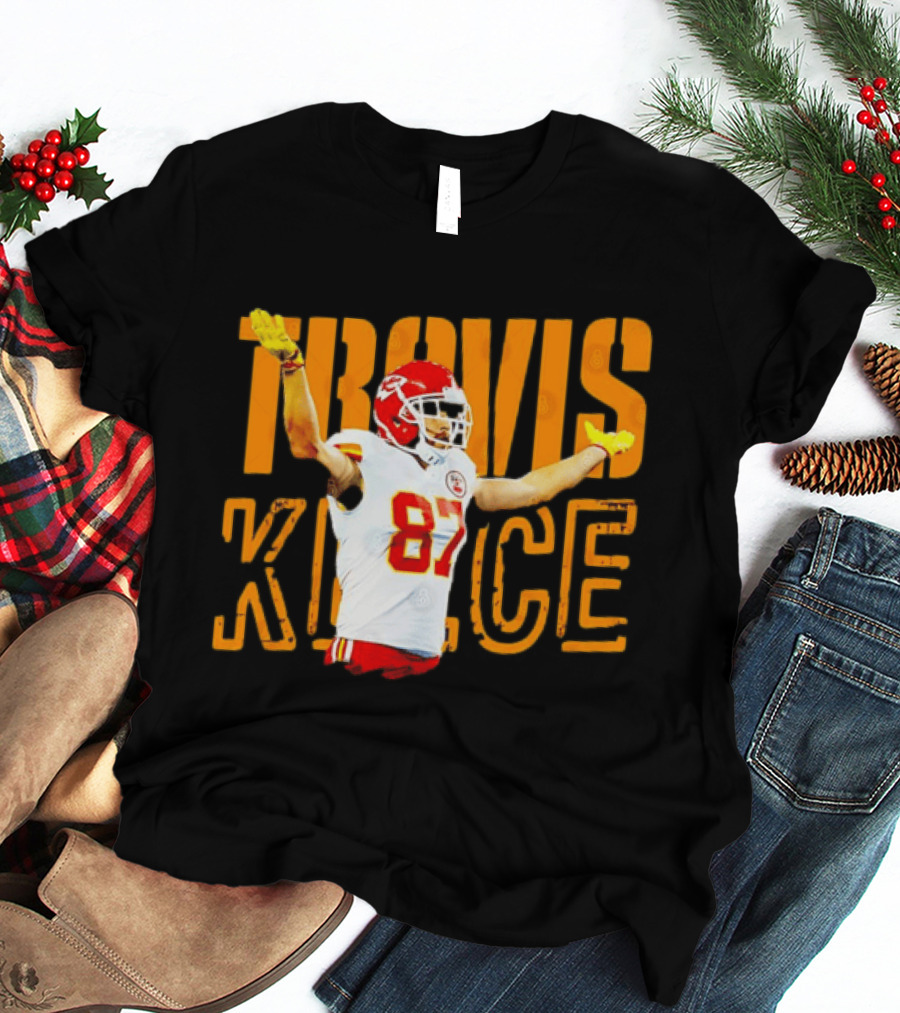 Travis Kelce 87 Kansas City Chiefs Football T-Shirt