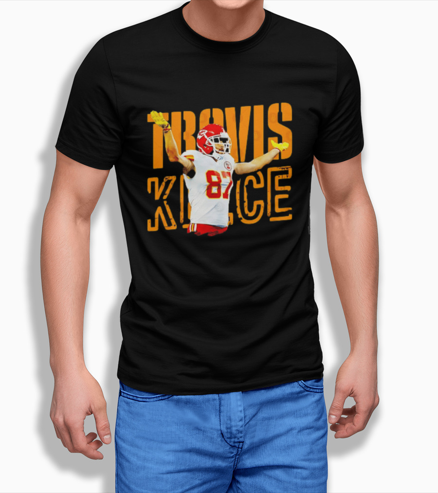 Travis Kelce 87 Kansas City Chiefs Football T-Shirt