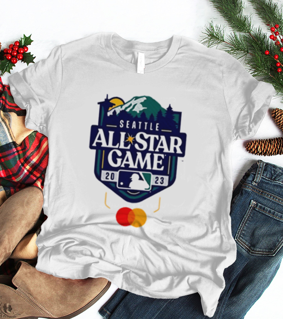 Seattle 2023 MLB All Star Game Baseball Mastercard T-Shirt