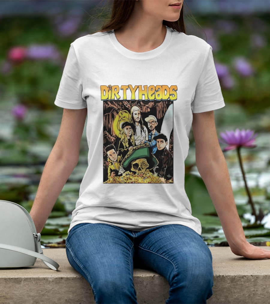 Dirty Heads Goonies Treasure Cave Adventure Tour 2024 T-Shirt