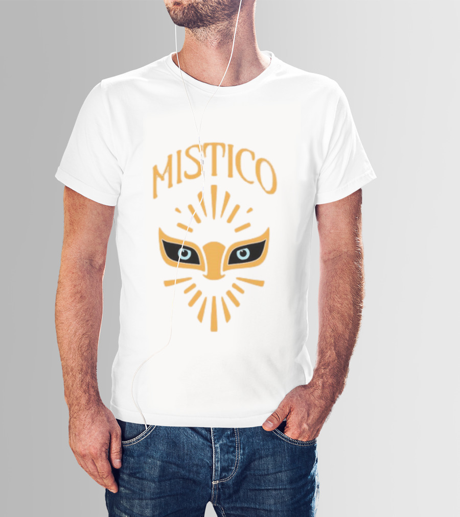 Mistico Luchador Eyes Mask Staring Lucha Libre Wrestling T-Shirt