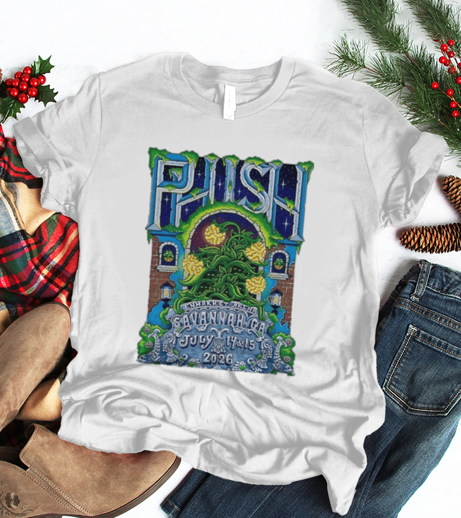 Phish Enmarket Arena Savannah Georgia July 14 15 2026 T-Shirt