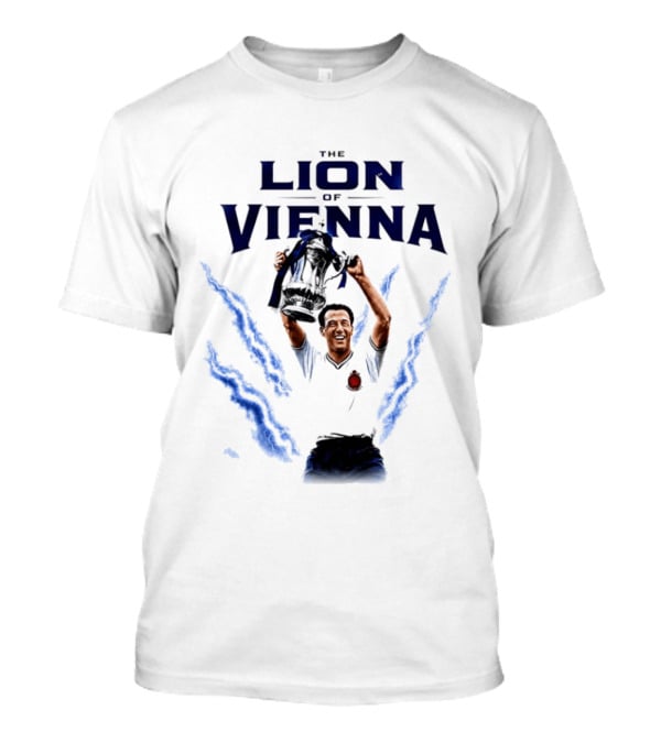 The Lion Of Vienna Nat Lofthouse Celebrating Bolton Football Victory T-Shirt