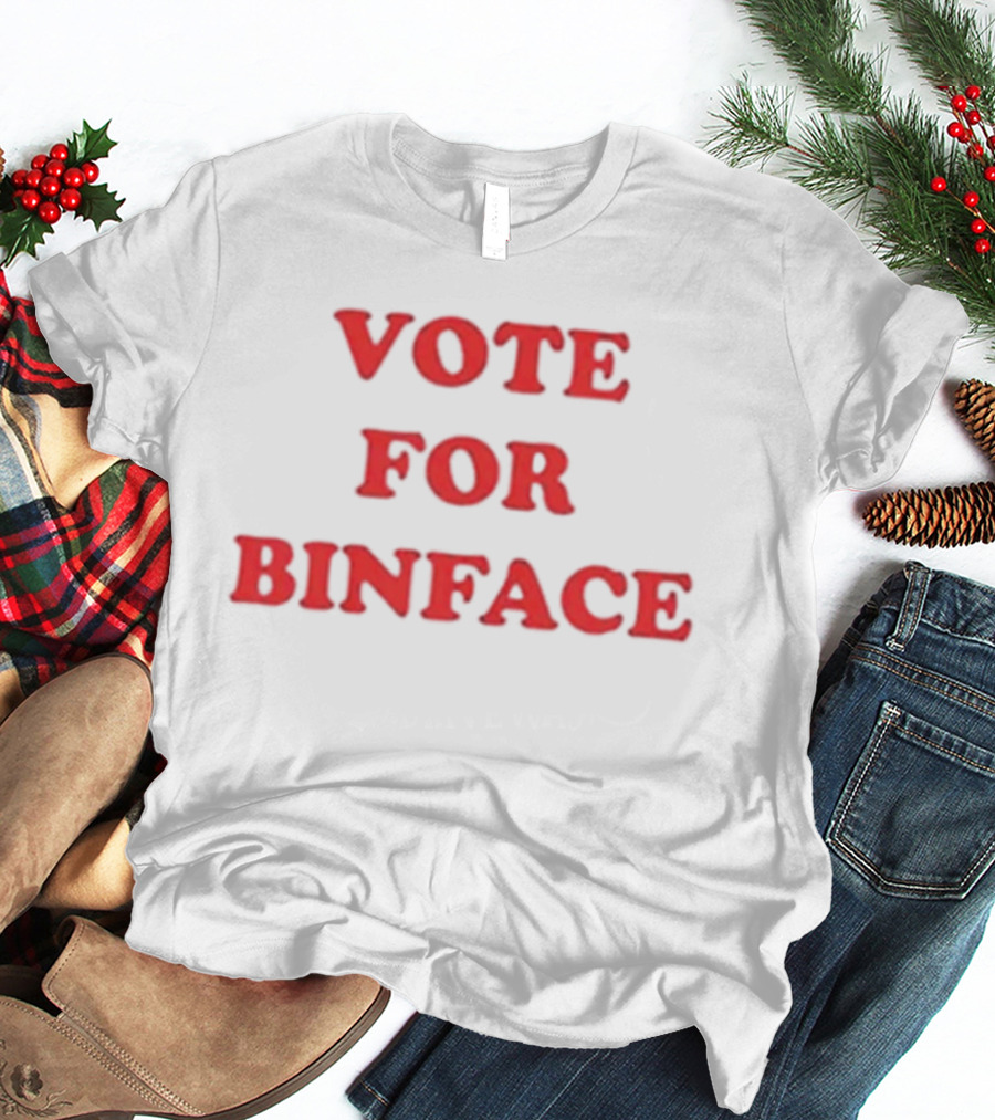 Vote For Binface Ringer Napoleon Dynamite Nigel Farage T-Shirt