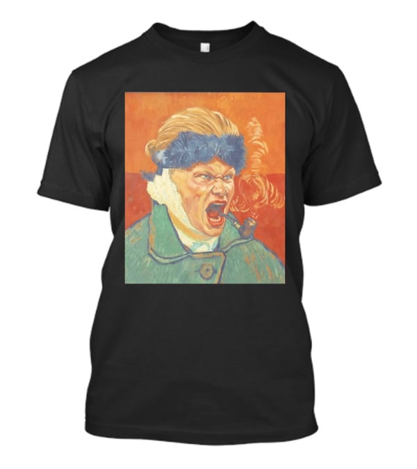 Erling Haaland Van Gogh Pipe Smoking T-Shirt