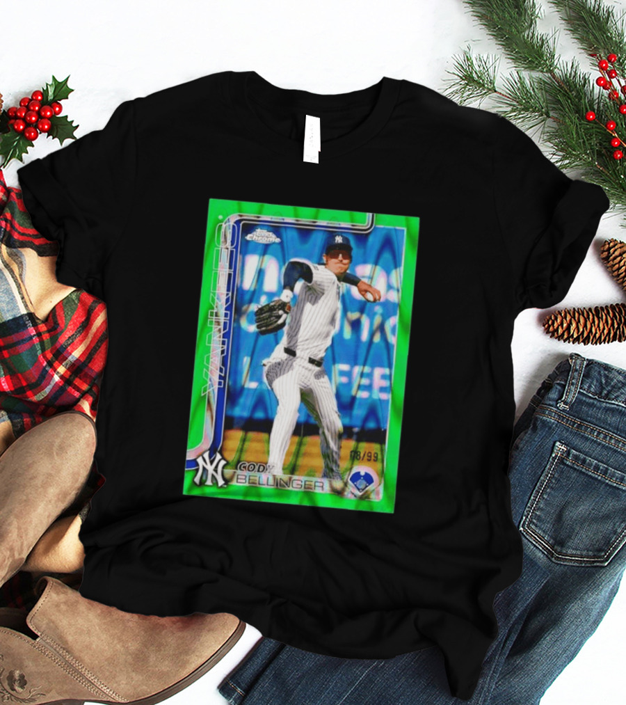 Cody Bellinger 08 99 Topps Chrome Yankees T-Shirt