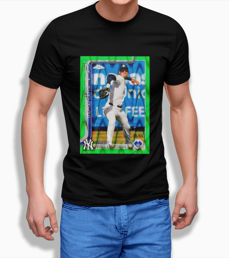 Cody Bellinger 08 99 Topps Chrome Yankees T-Shirt