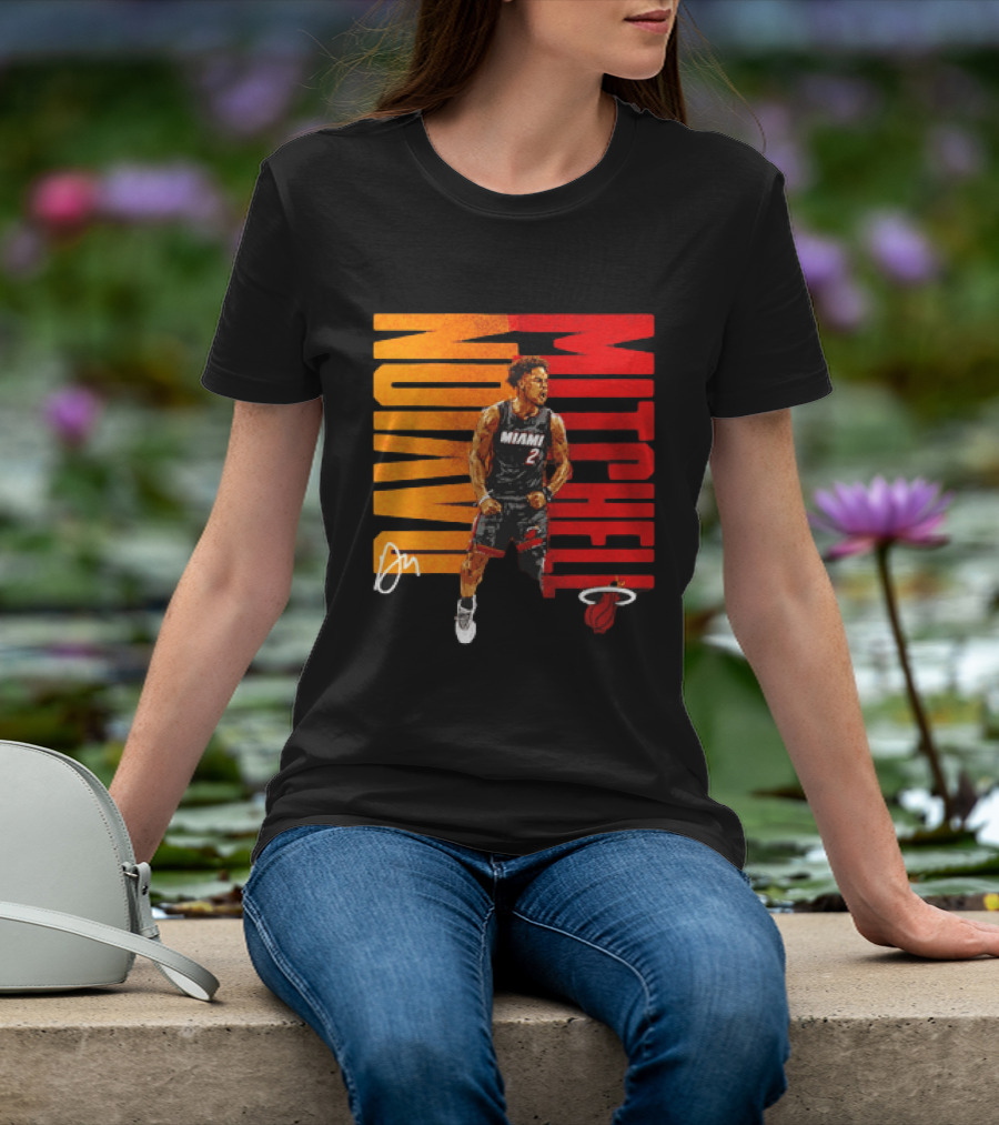 Davion Mitchell Miami Heat Number 2 Basketball Player T-Shirt