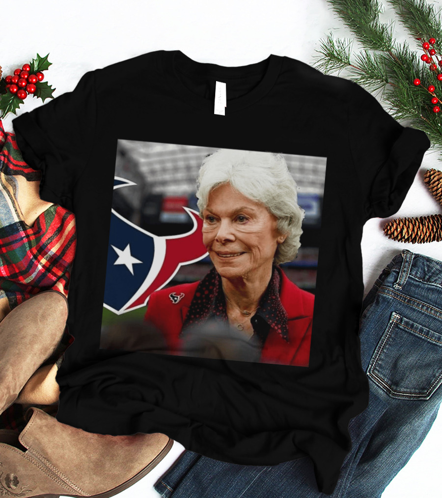 Houston Texans Co Founder Janice McNair Legacy Honored T-Shirt