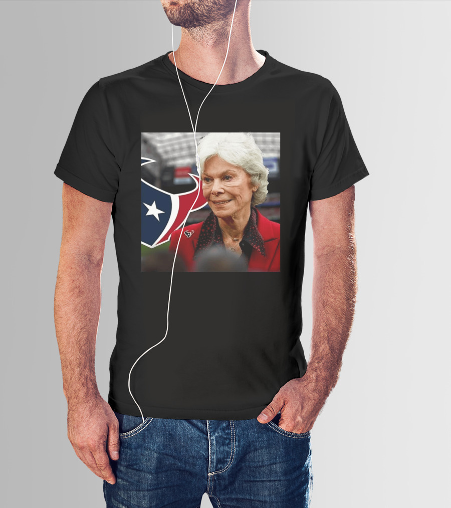 Houston Texans Co Founder Janice McNair Legacy Honored T-Shirt
