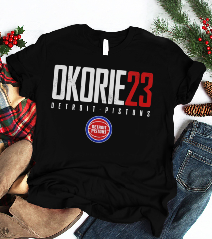 Okorie 23 Detroit Pistons T-Shirt