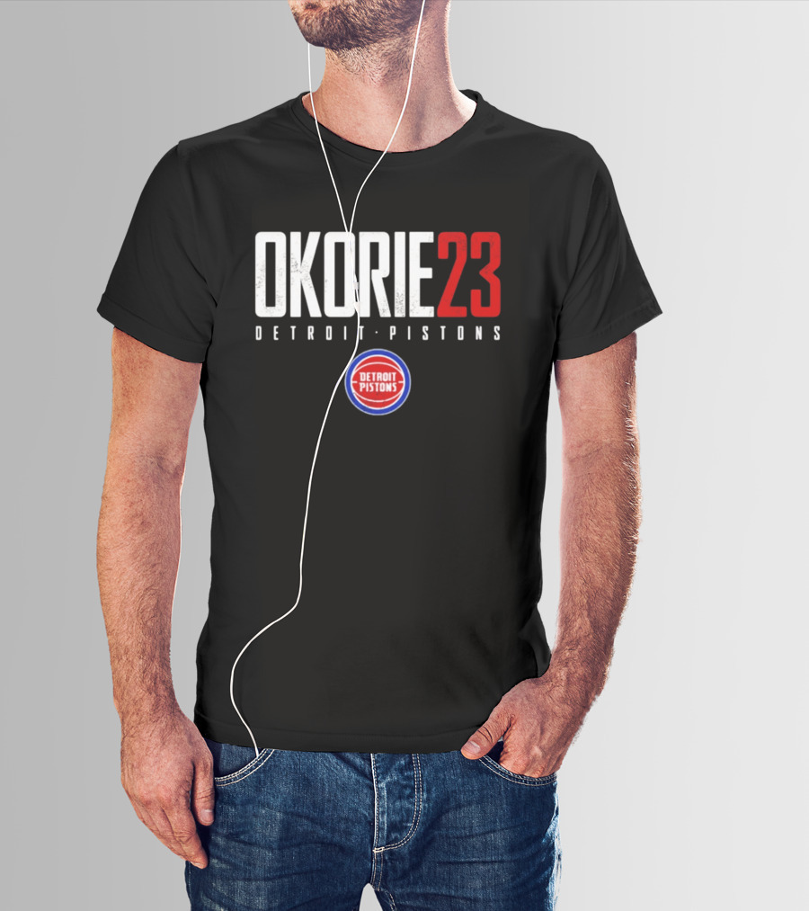 Okorie 23 Detroit Pistons T-Shirt