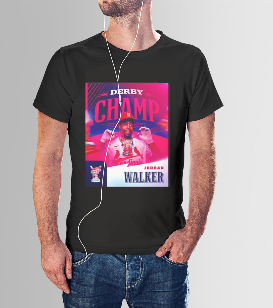 Jordan Walker St Louis Cardinals Home Run Derby Champ 2026 T-Shirt
