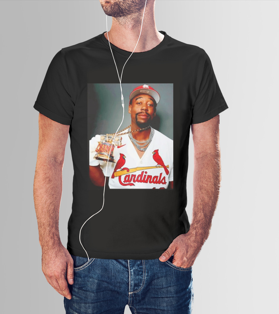 St Louis Cardinals Jordan Walker Champ Trophy Baseball T-Shirt