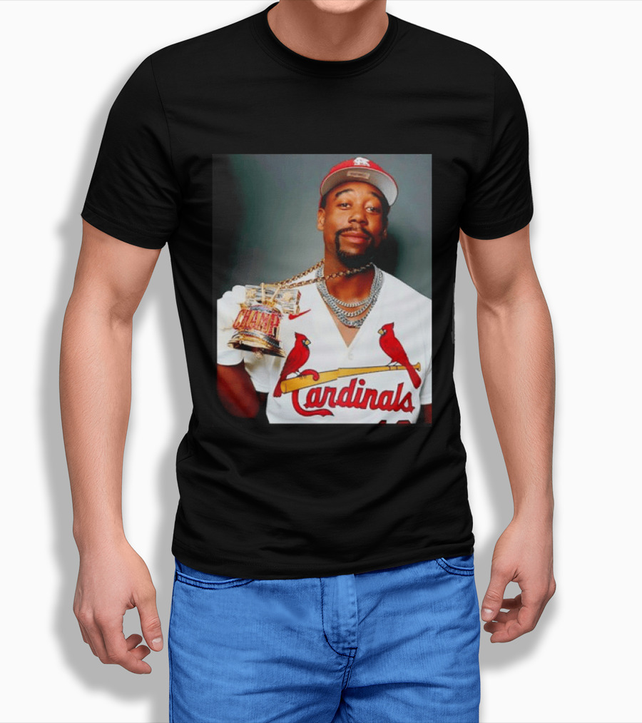 St Louis Cardinals Jordan Walker Champ Trophy Baseball T-Shirt