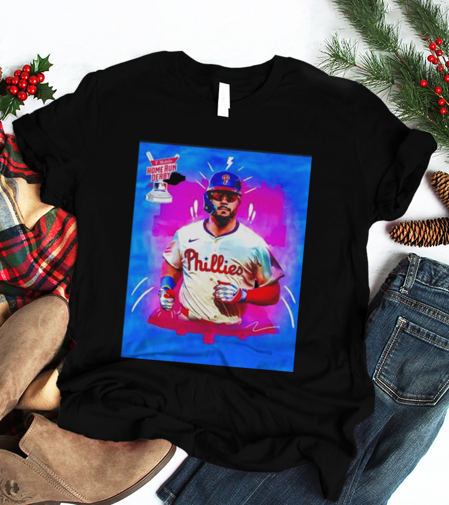 Philadelphia Phillies Kyle Schwarber 2024 Mobile Home Run Derby Highlights T-Shirt