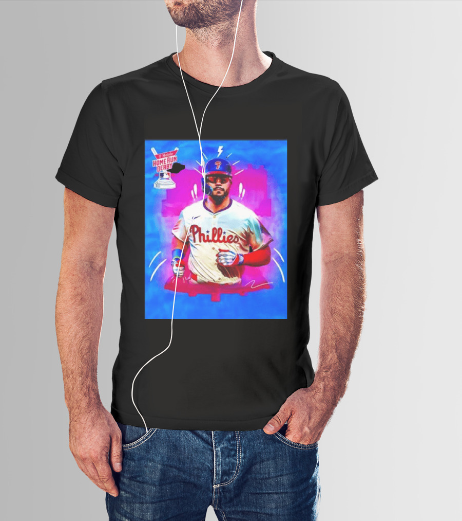 Philadelphia Phillies Kyle Schwarber 2024 Mobile Home Run Derby Highlights T-Shirt