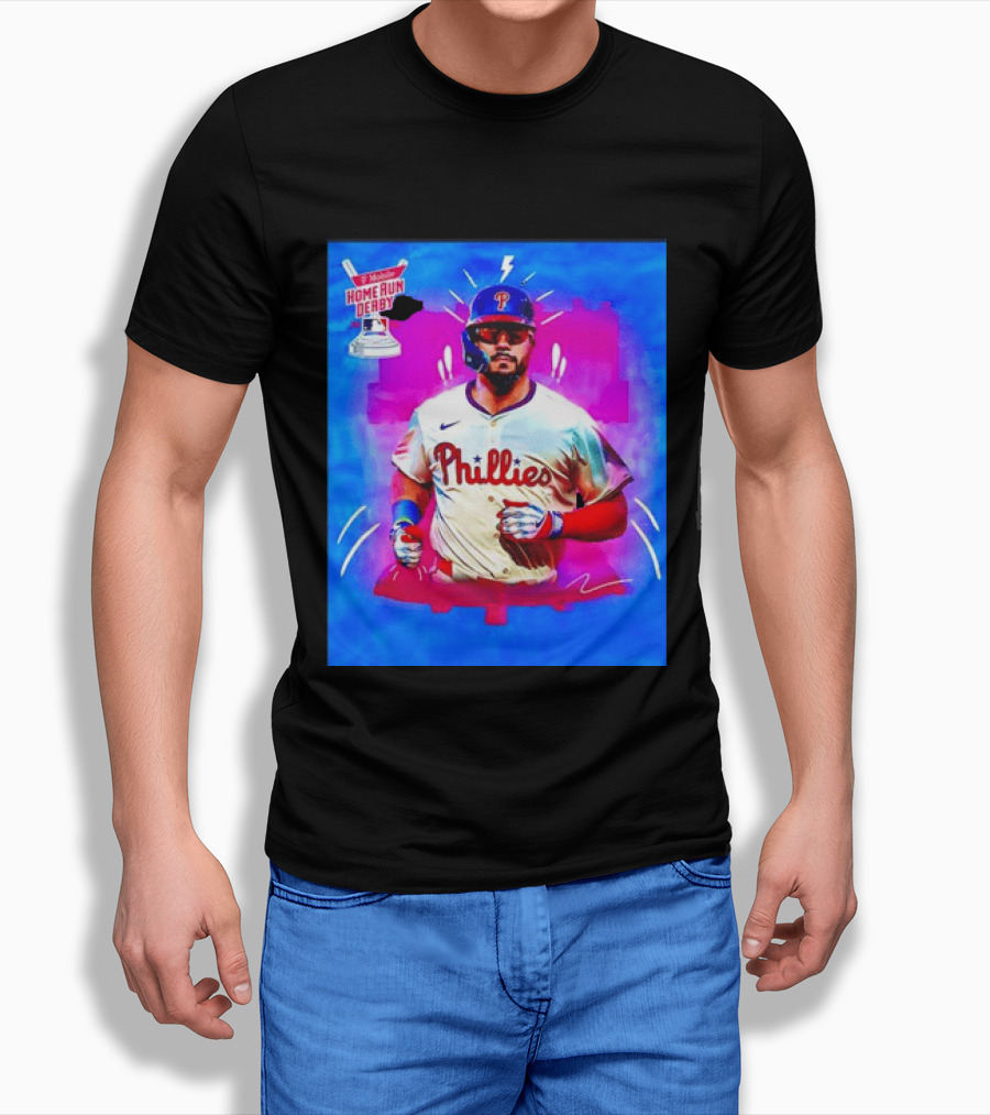 Philadelphia Phillies Kyle Schwarber 2024 Mobile Home Run Derby Highlights T-Shirt