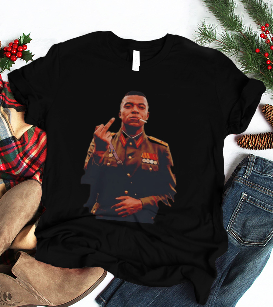 Kylian Mbappé Military General Salute T-Shirt
