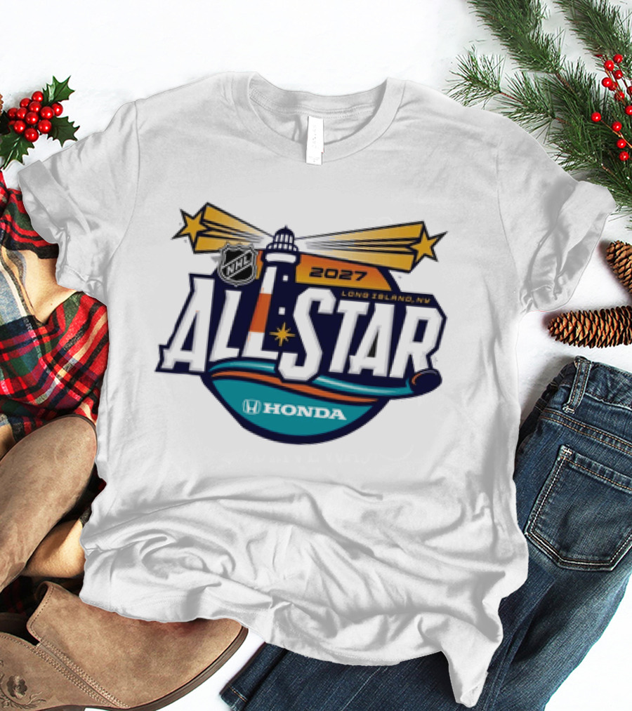 2027 NHL All Star Long Island Honda Lighthouse Stars T-Shirt