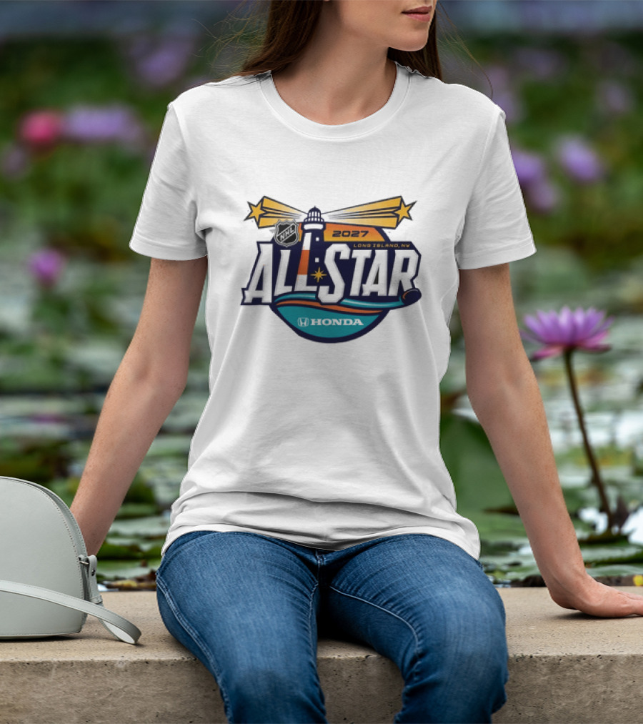 2027 NHL All Star Long Island Honda Lighthouse Stars T-Shirt