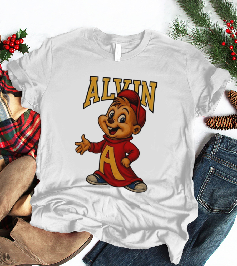 Alvin And The Chipmunks Alvin Character With Standing A T-Shirt