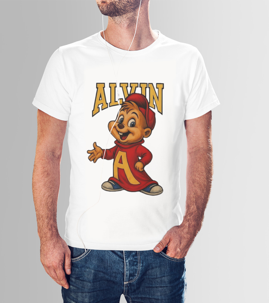 Alvin And The Chipmunks Alvin Character With Standing A T-Shirt