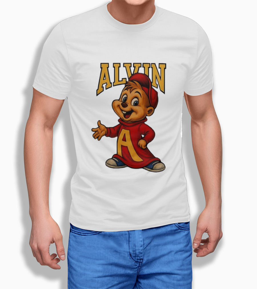 Alvin And The Chipmunks Alvin Character With Standing A T-Shirt