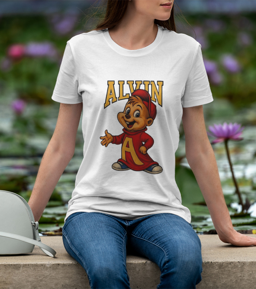Alvin And The Chipmunks Alvin Character With Standing A T-Shirt