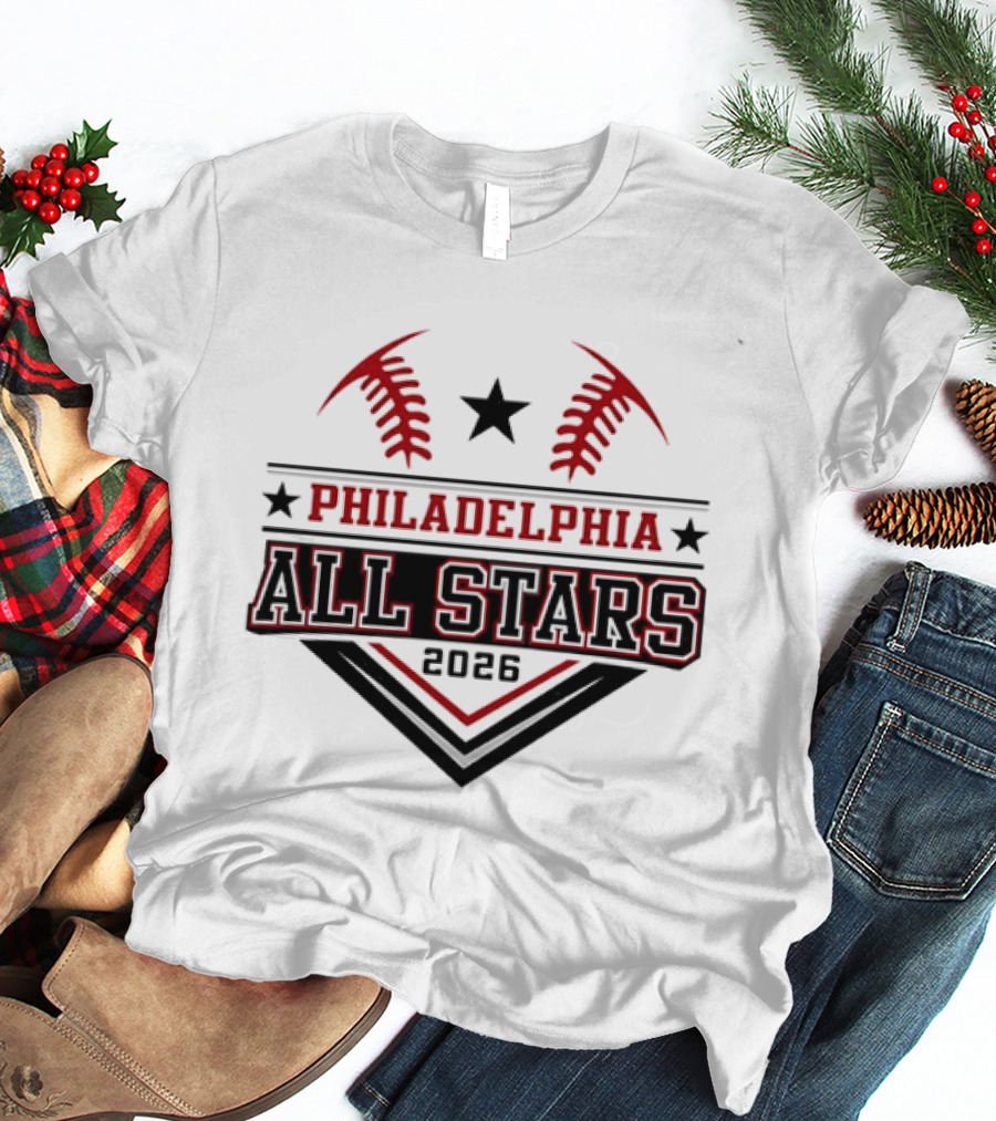 Philadelphia All Stars 2026 Baseball Star T-Shirt