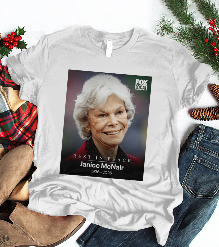 Rest In Peace Janice McNair 1936 2026 FOX Local Memorial T-Shirt