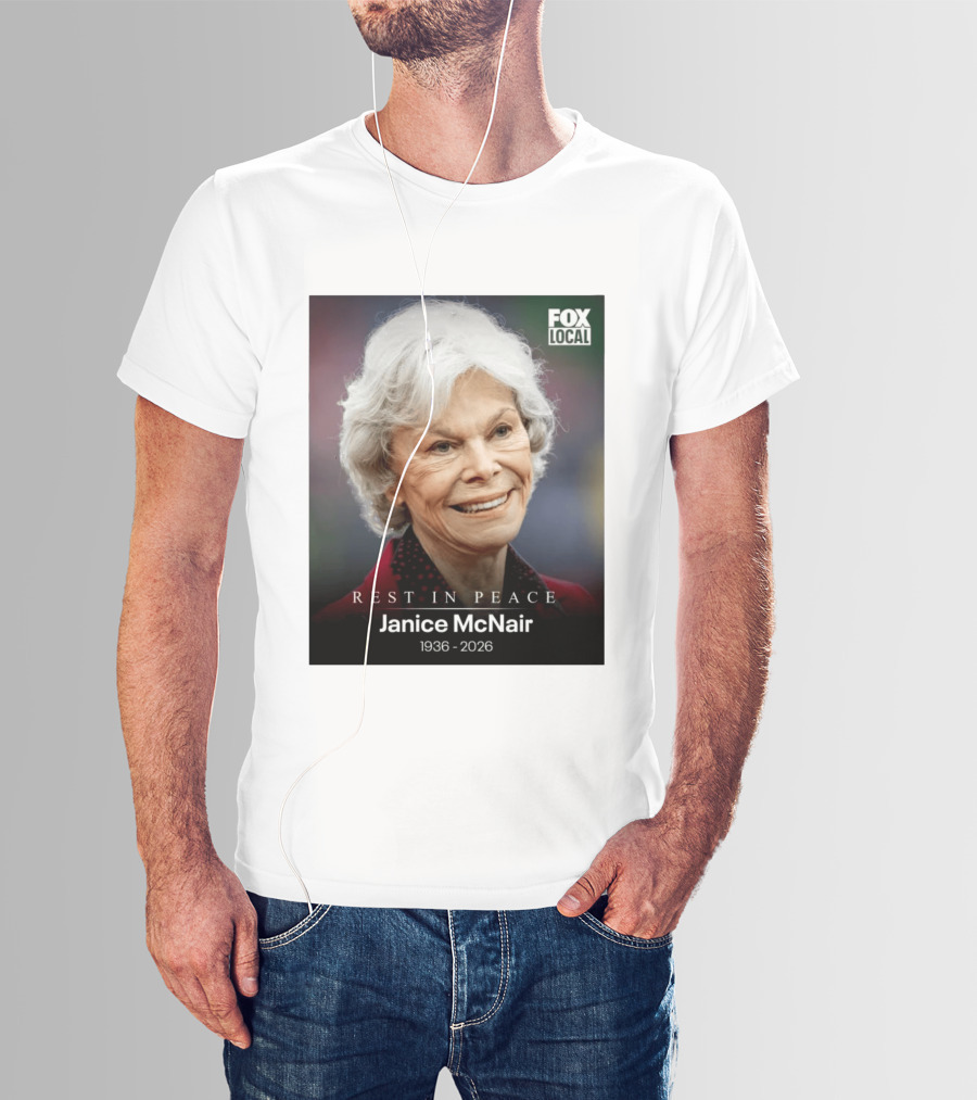 Rest In Peace Janice McNair 1936 2026 FOX Local Memorial T-Shirt