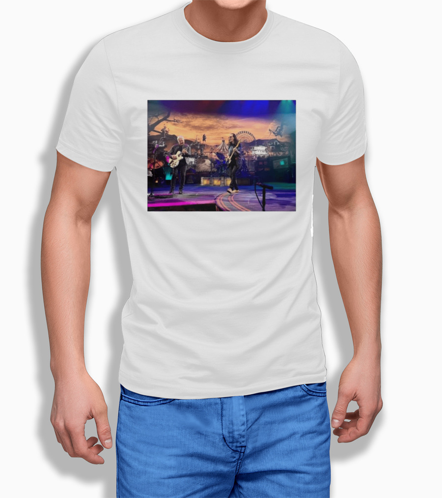 Fifty Something Rock Canada Rush Alex Lifeson Geddy Lee Thank You Texas Concert Memories T-Shirt
