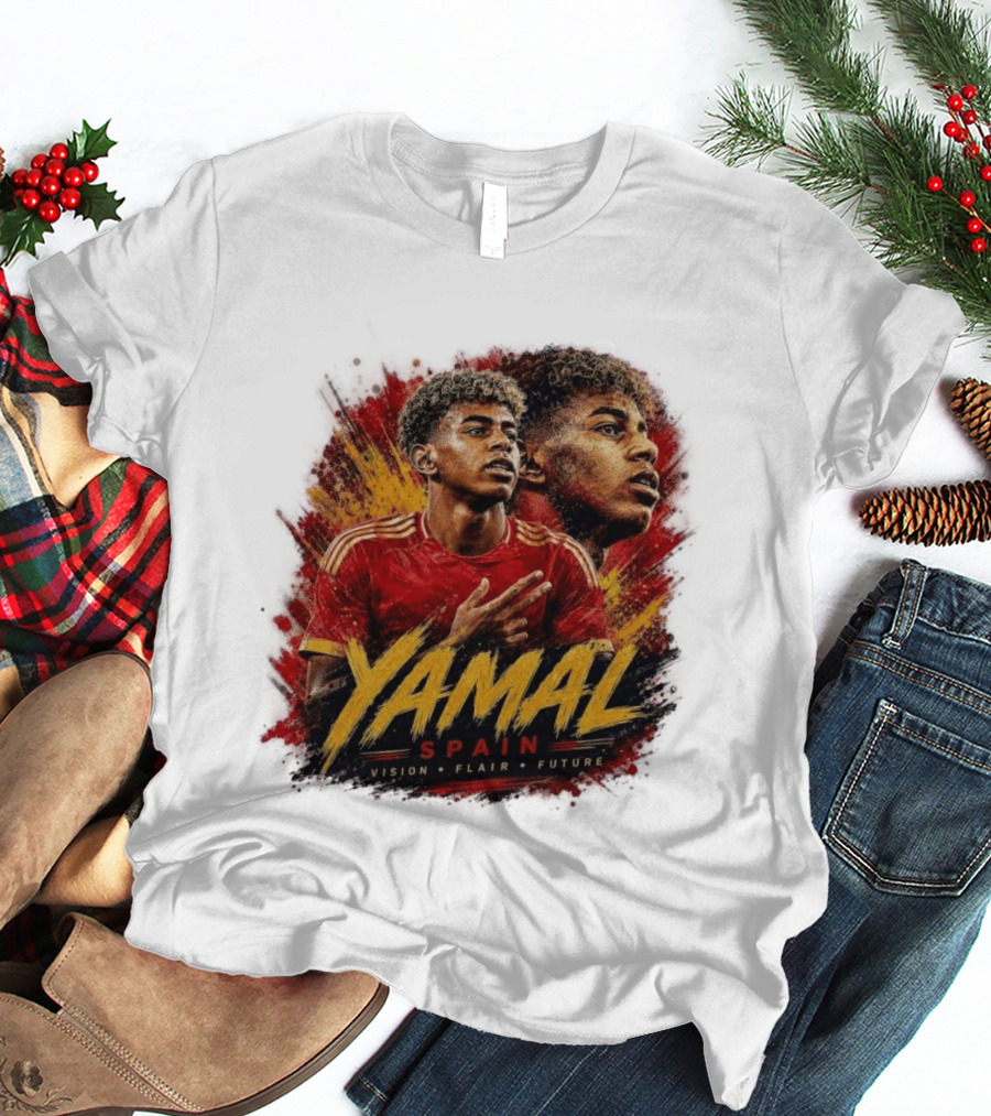 Yamal Spain Vision Flair Future Football T-Shirt