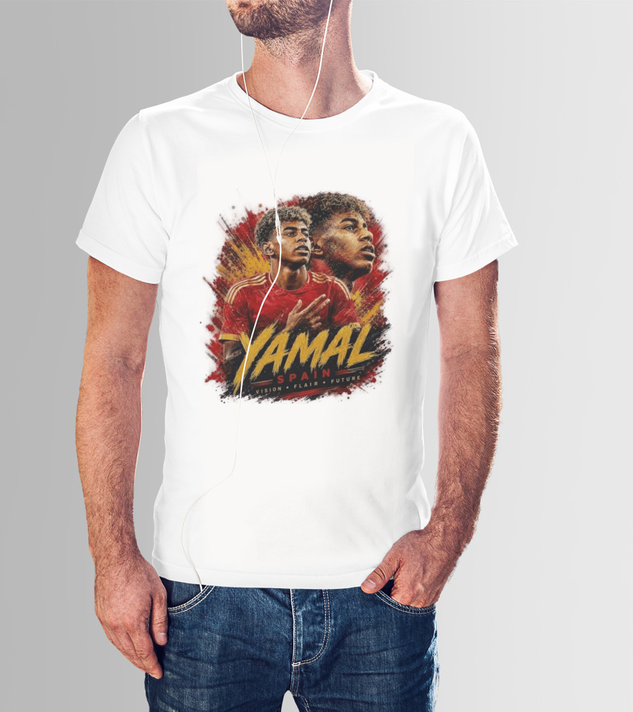 Yamal Spain Vision Flair Future Football T-Shirt