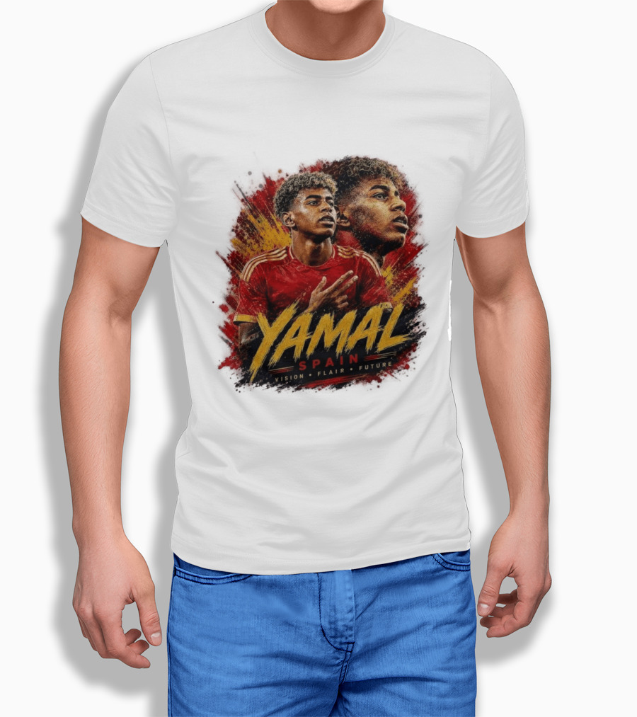 Yamal Spain Vision Flair Future Football T-Shirt
