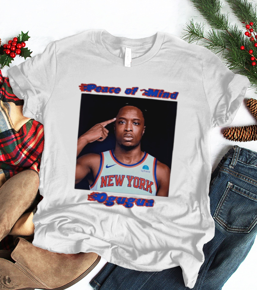 New York Knicks Basketball OG Anunoby Peace Of Mind Ogugua 2026 T-Shirt